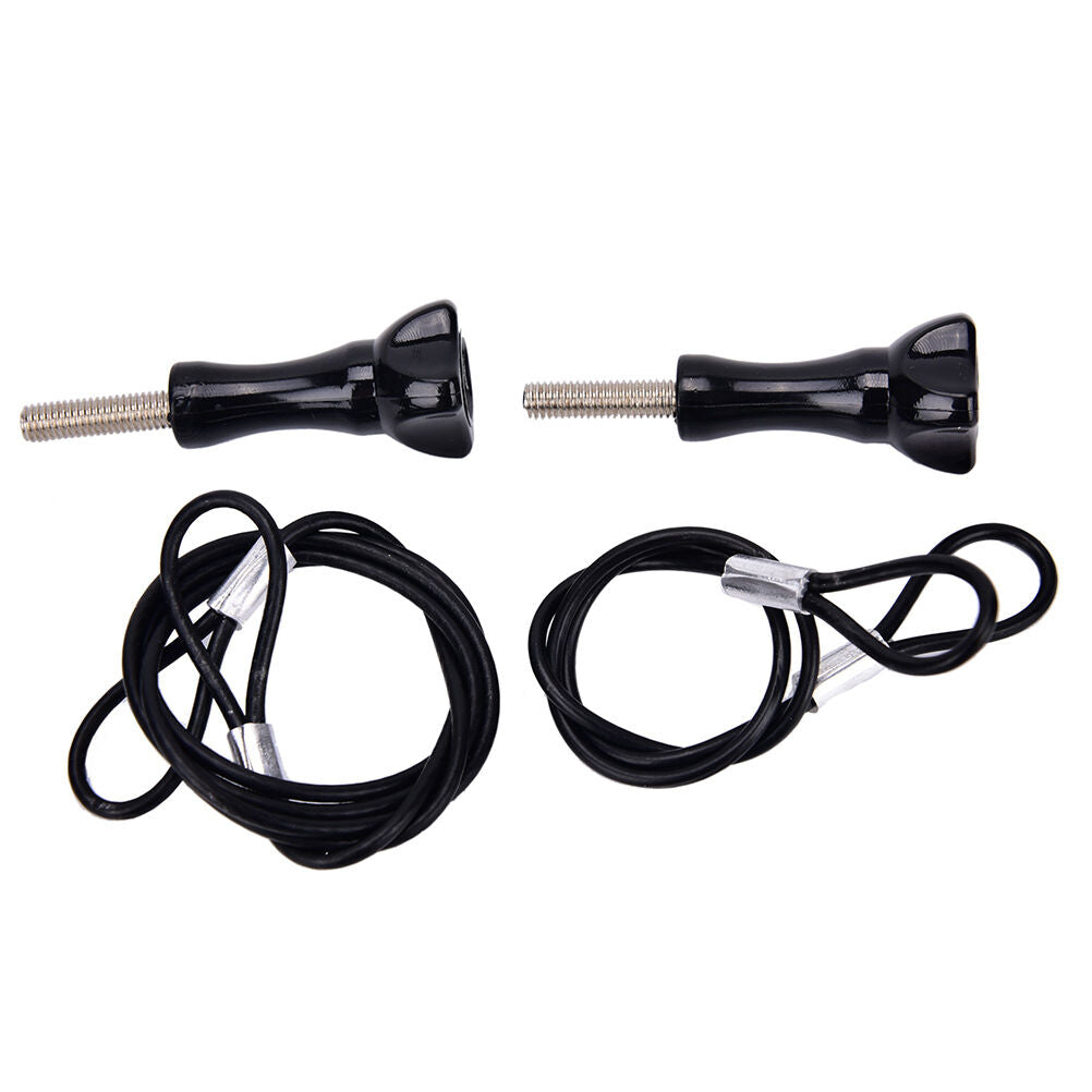 30 cm Safety Stainless Steel Lanyard Tether + Screw for Sess.l8