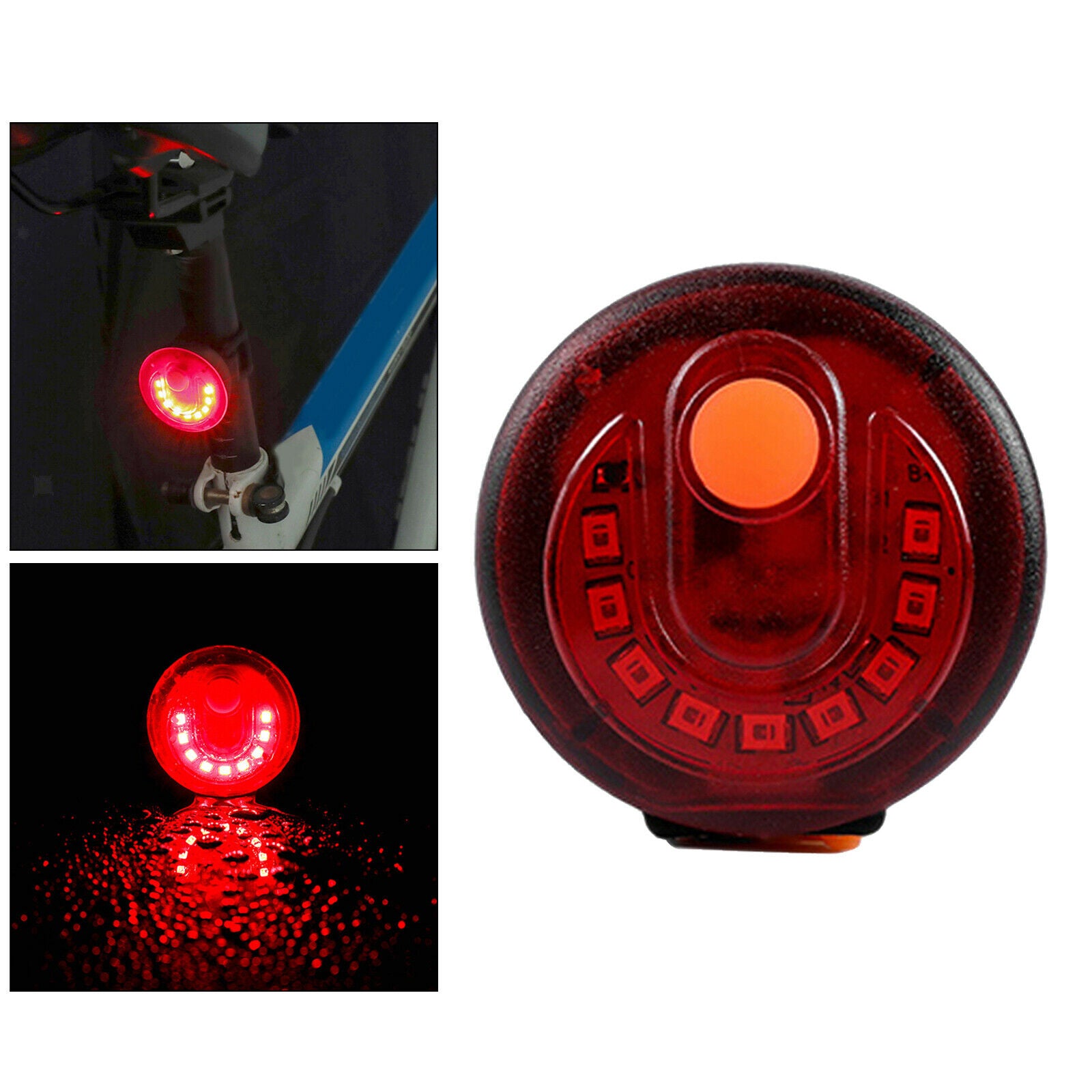Bright Bicycle Taillight Night Cycling Rear Light Flashlight Road Safety