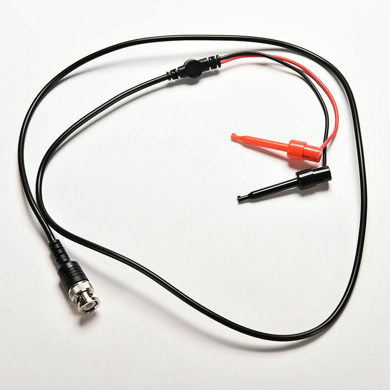 1pc New BNC Q9 to Dual Alligator Clip Oscilloscope Test Probe Leads .l8
