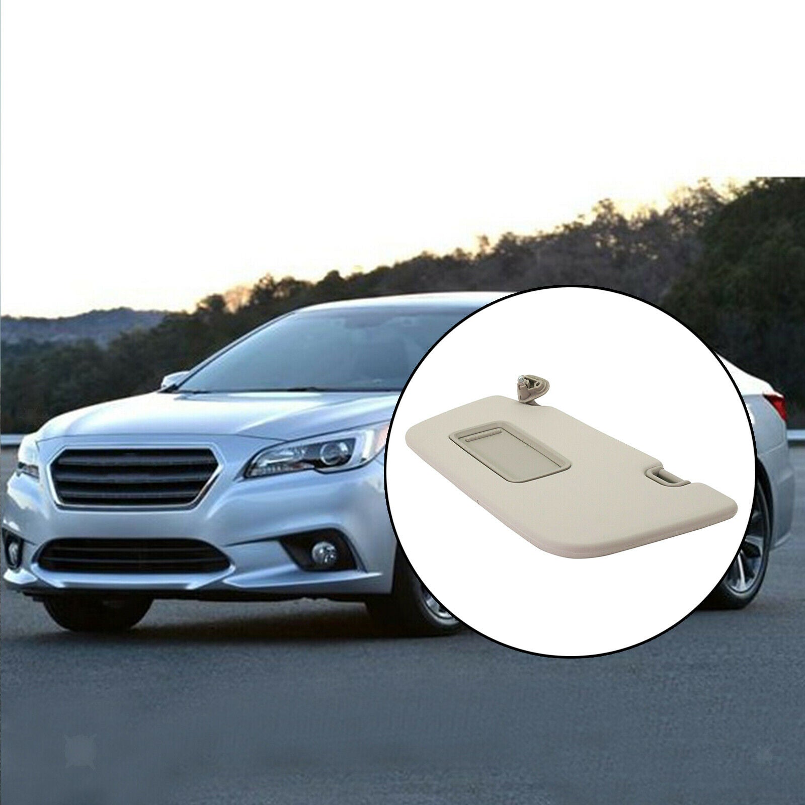 Left Driver Side Sun Visor Compatible 08-14 2011 2012 2013 2014 92011FG032ME