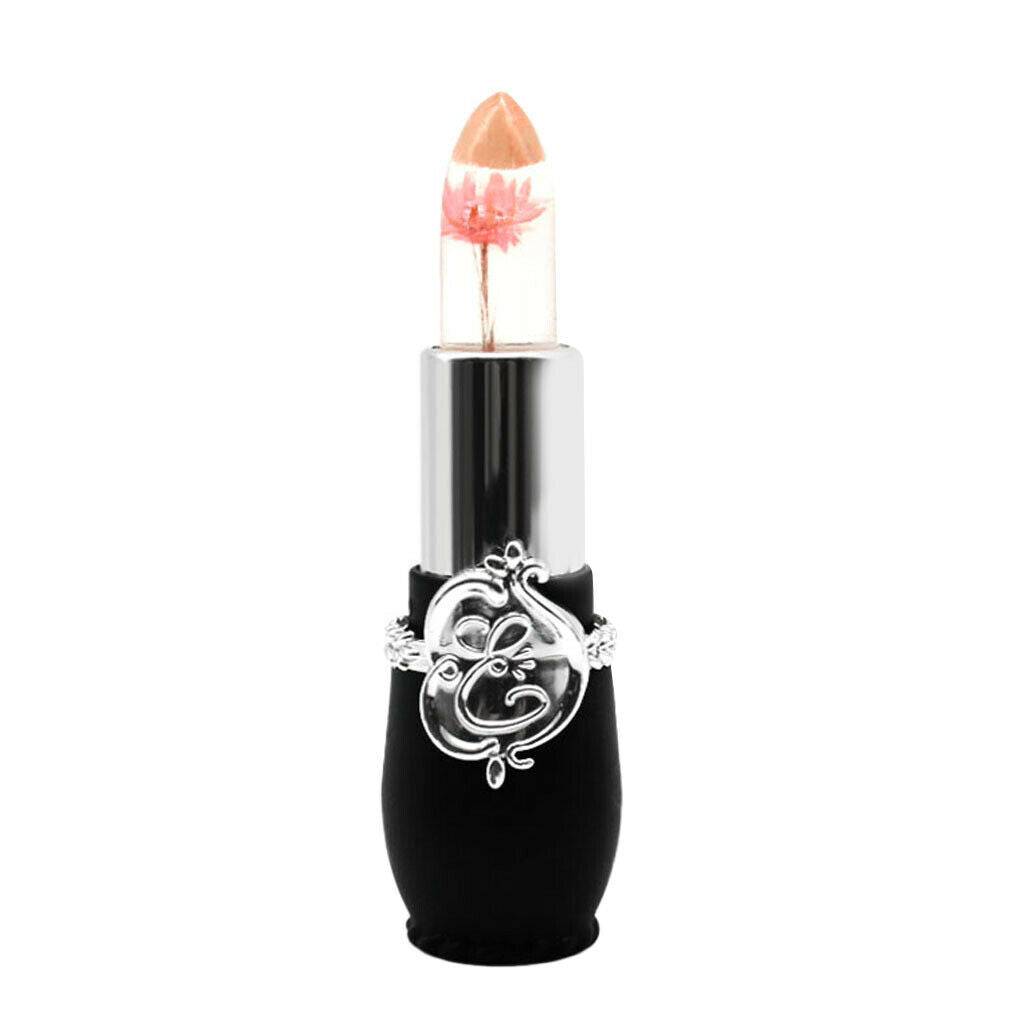 Jelly Flower Lipstick Lasting Temperature Changing Lip Balm Pink Flower