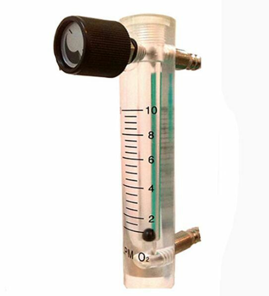 1-10LPM 10L Oxygen Flow Meter Flowmeter With Control Valve for Oxygen Air Gas