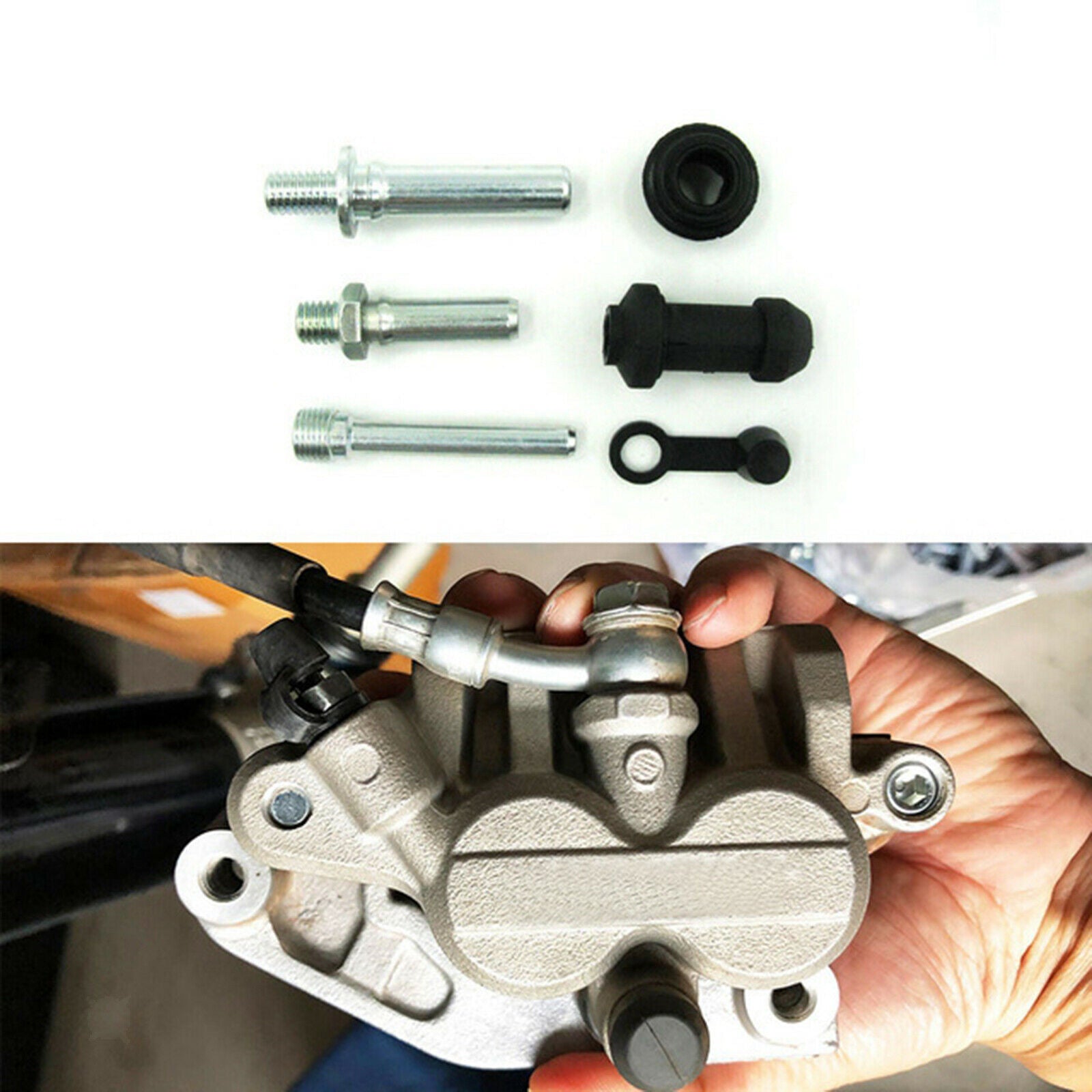 Brake Caliper Repair Kit Rear Caliper Guide Pin Rebuild Fit for YAMAHA YZF