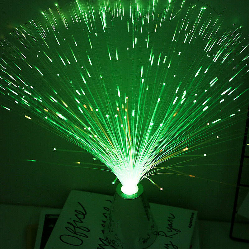 Multicolor LED Fiber Optic Light Night Lamp Christmas Wedding Holiday Hom.l8