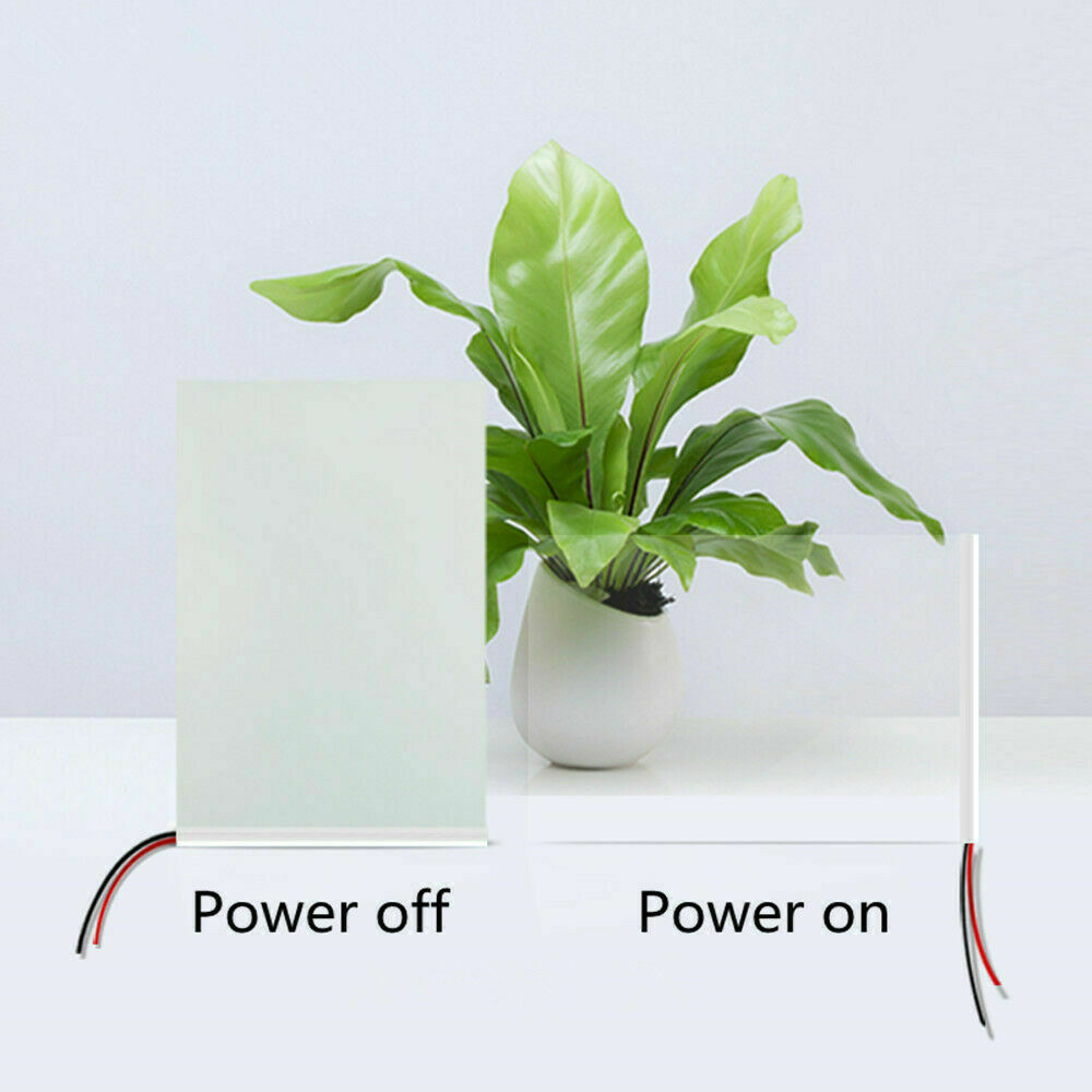 23.5cm*136cm Switchable Smart Glass Film Transparent to Opaque PDLC Film privacy