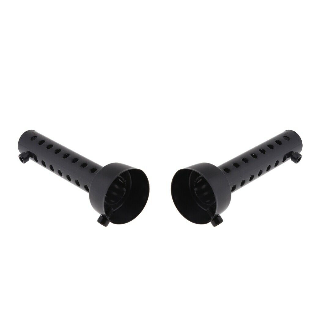 2pcs Motorcycle Motorbike 45mm Exhaust Can Pipe Baffle Muffler Silencer