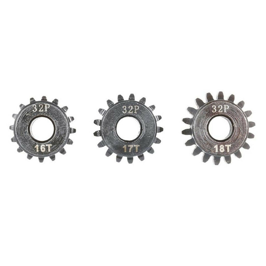 1/8 Car Part 32P 5mm Teeth 16T-21T Motor Gear Pinion Brushed Brushless Motor