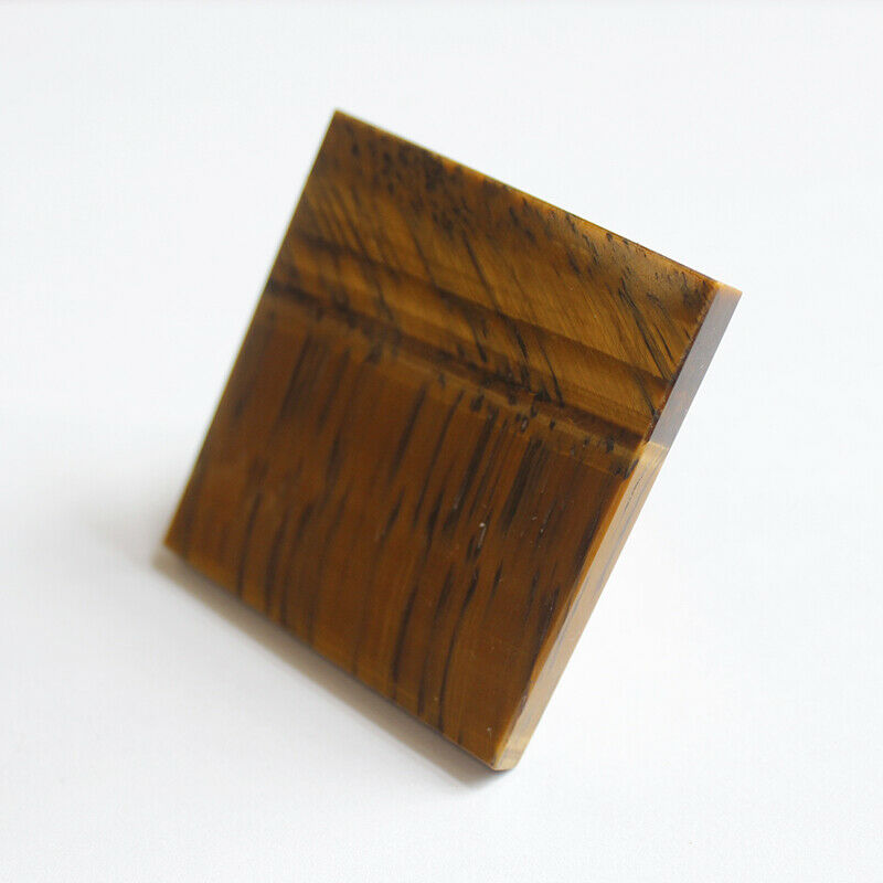 Natural Reiki Tumbled Tiger Eye Stone Carved Pyramid Crystal Protective Healing