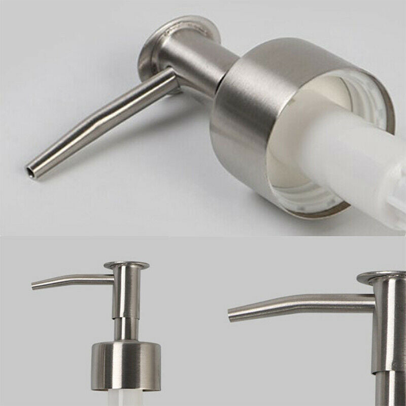 304 Stainless Steel Soap Pump Replacement Jar Tube Bathroom Lotion Dispen.l8