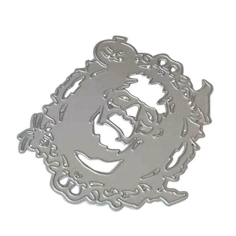 Halloween Vampire Frame Metal Cutting Dies Stencil DIY Scrapbooking Album Stamp