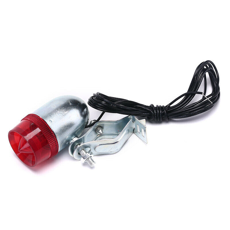 Retro Bicycle Bike Rear LED Indicator Red Light Cable Holder Taillight Lam.l8