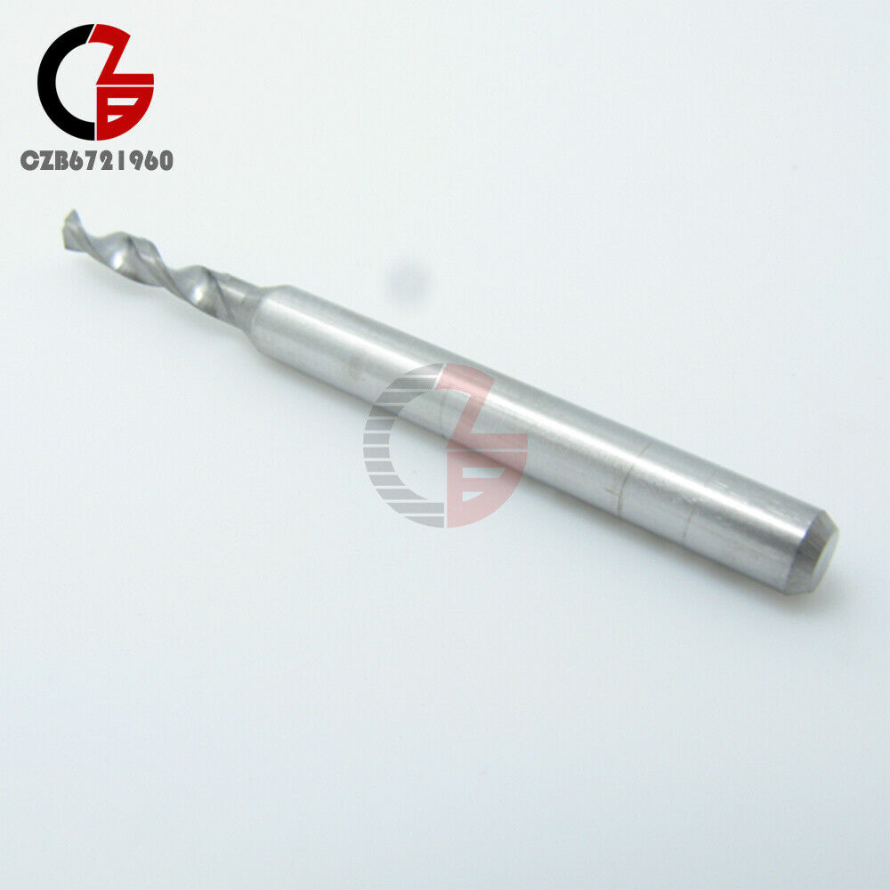 1.0mm Cutting Edge Diameter Mini PCB Engraving Drill Tool Bit Carbide Steel CNC