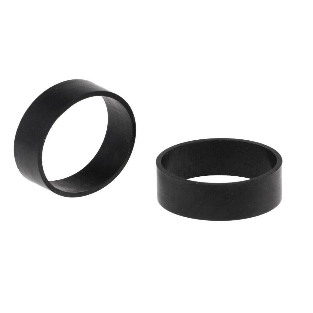 1 Pair Durable Elastic Black Rubber Loop for Technical Scuba Diving BCD