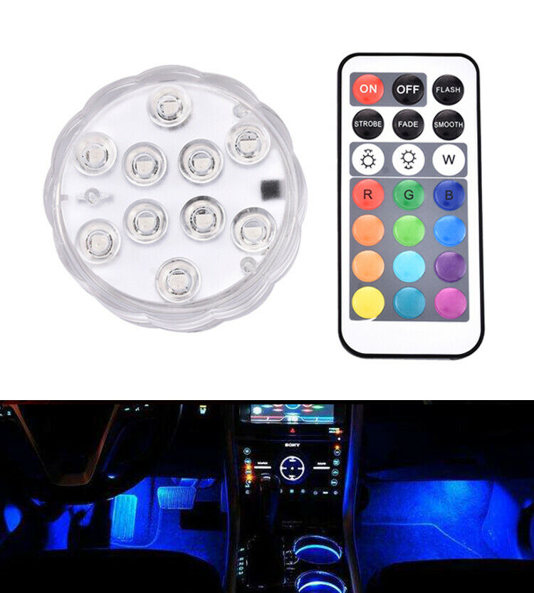16Colors Underwater Swimming Pool Light RGB LED for Pond Party Garden Hot Tub