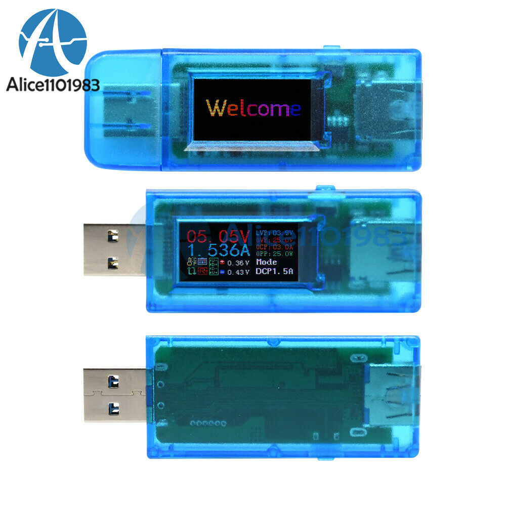 USB 3.0 Safety Monitor 24-in-1 Tester Current Power Capacity Protection Meter