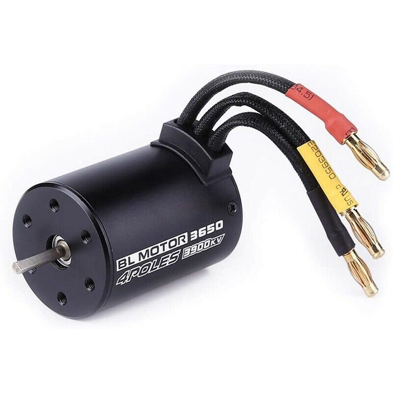 3650 3900Kv Brushless Motor & 45A Esc & Radiator With Program Car Combo For 1:B3