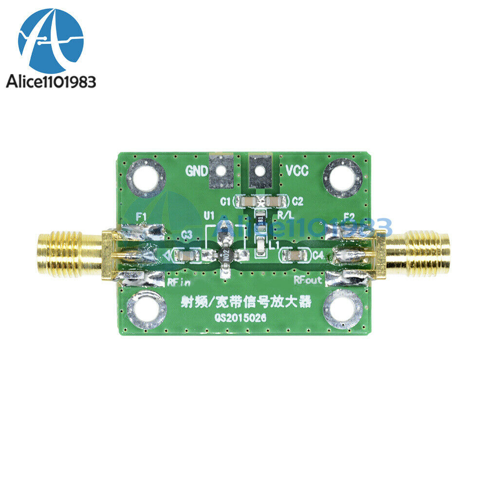2PCS 0.1-2000MHz RF Wideband Amplifier 30dB Low-noise LNA Broadband Receiver