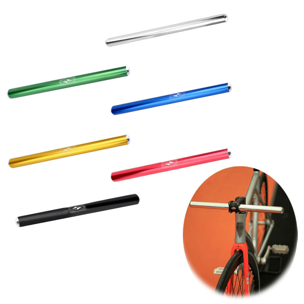 2Pcs CNC Non-Slip MTB Road Bike Bicycle Handlebar Flat Bar Handlebar 25.4mm