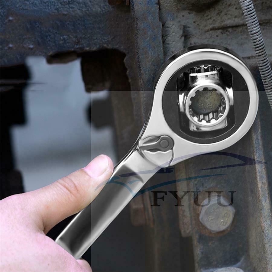 8 in 1 Wrench 8 Ratchet Sockets Switchable Tiger Wrench Double Head Spanner