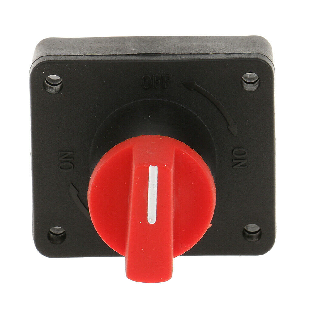 2pack Plastic 100A Battery Rotary Cut Off Switch Car Motorcycle Camper