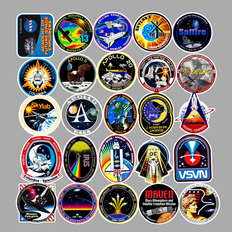 2019 Outer Space PVC Stickers Toys for Children UFO Alien Rocket Planet Stickers