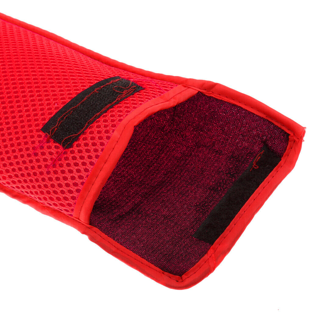 2X Fishing Rod Bag Rod Sleeve Cover Fishing Pole Glove Protector Pouch Red