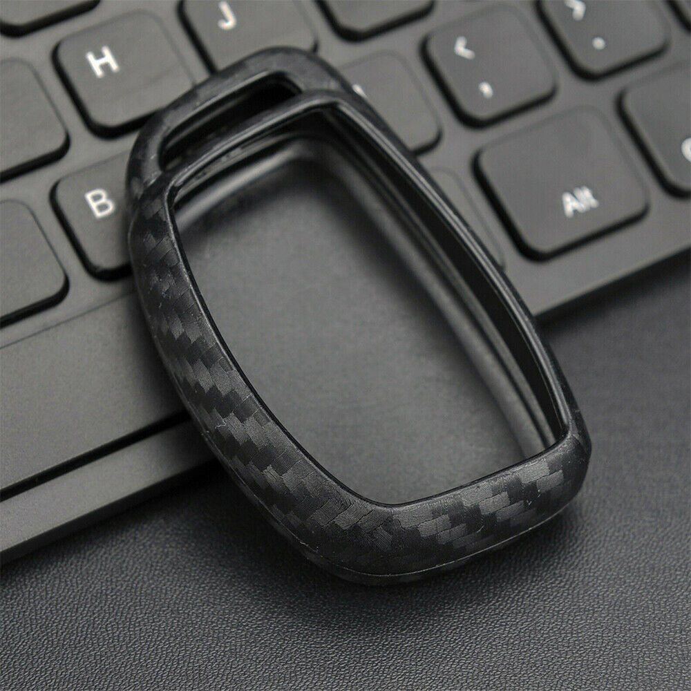 Silicone Carbon Fiber Smart Key Case Cover For Hyundai Sonata/Tucson/Elantra