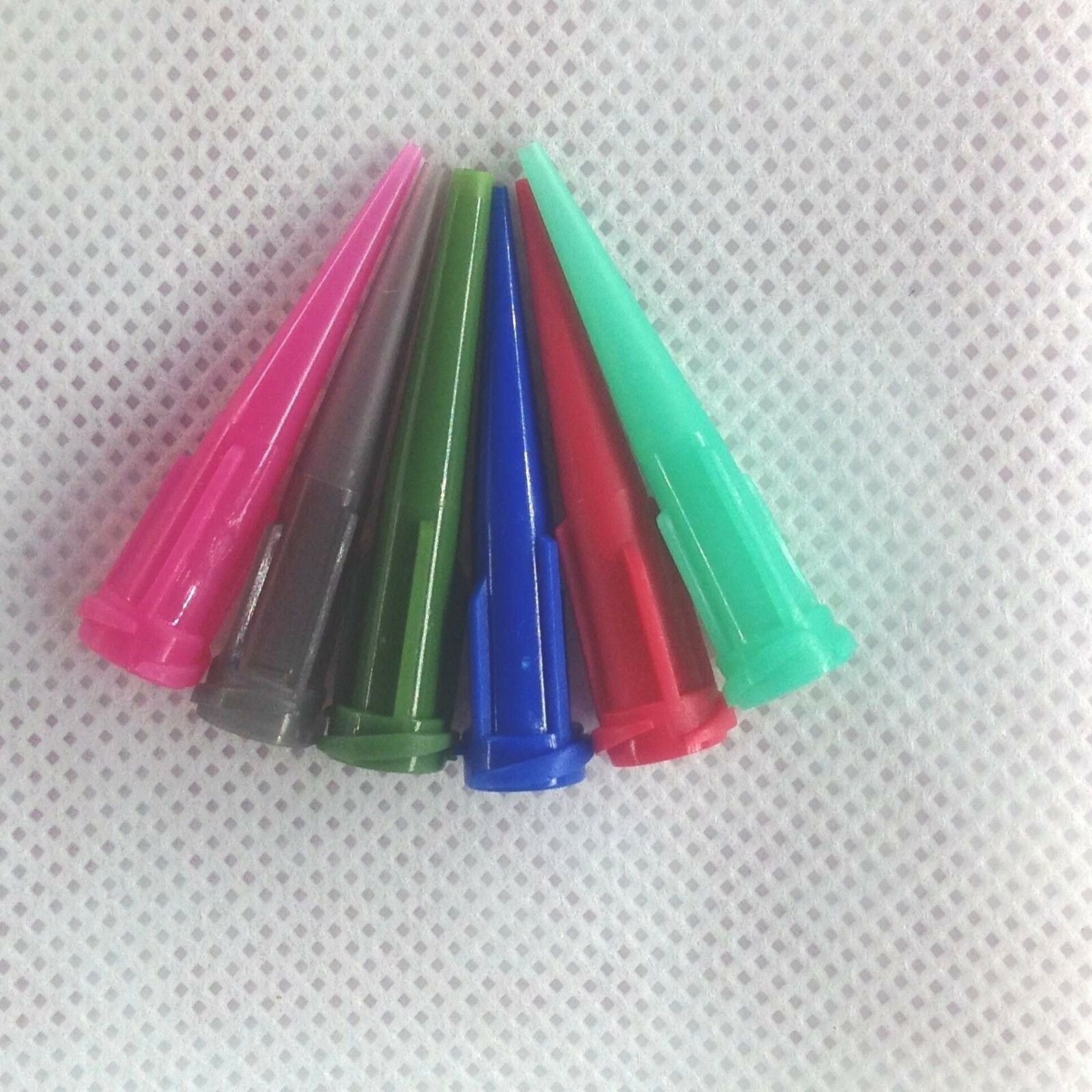 50pcs 1/2" 19Ga Dispensing Needle Tip For Liquid Dispenser Adhesive Glue 0.5"