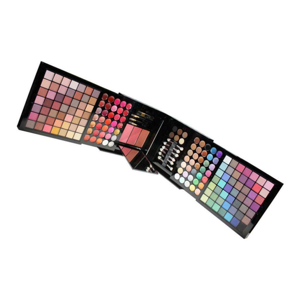177 Colors Shimmer Blendable Eyeshadow Lip Gloss Bronzer Blusher Palette Set