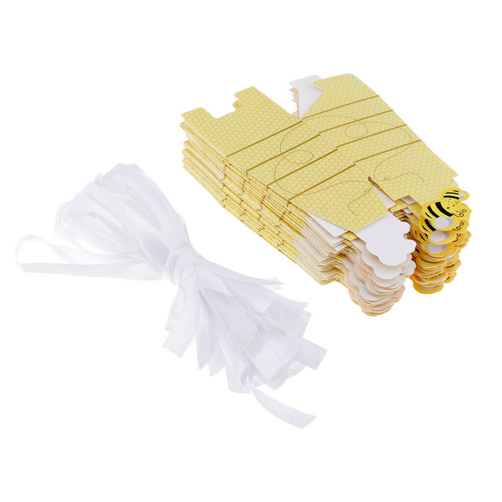 50x Ribbons Candy Box Candy Favor Chocolate Gift Decoration