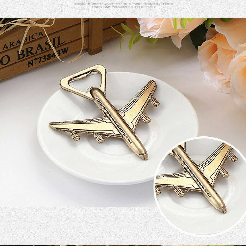 Aluminum alloy airplane bottle opener creative airplane shape kitchen opener