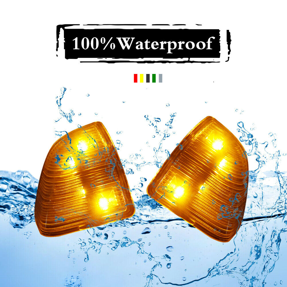 1 Pair Side Mirror Turn Signal Lights For Dodge Ram 1500 2500 3500 Clear Lens