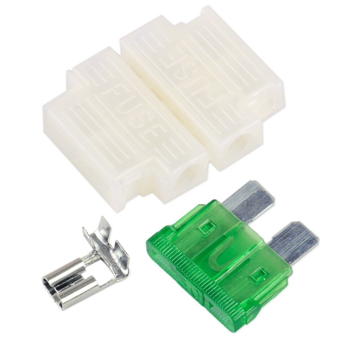 10x 30A Fuse Holder In Line Box Medium Standard Blade Fit for Car Boat Truck An