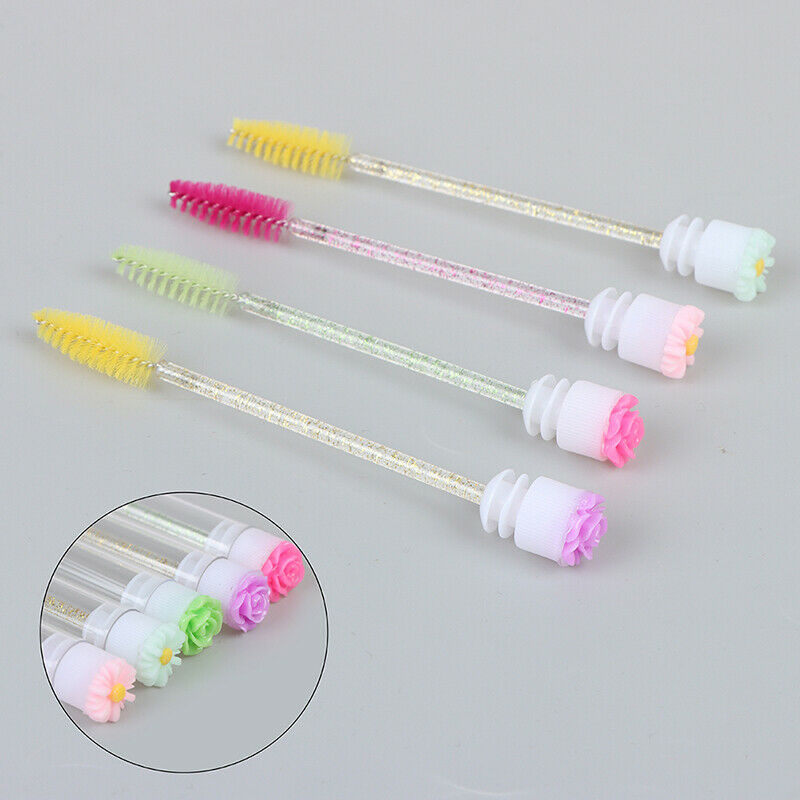 5Pcs Eyebrow Brush Tube Eyelash Replaceable Dust Proof Brush Flower At Bo.l8