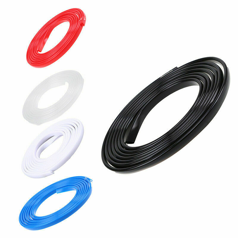 6m Red Edge Door Guard Trim DIY CAR Moulding Guards Molding Protector 20ft Strip