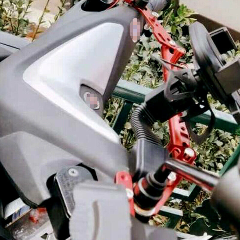 Motorcycle Scooter CNC Aluminum Balance Cross Handlebar Strength Lever Bar Red
