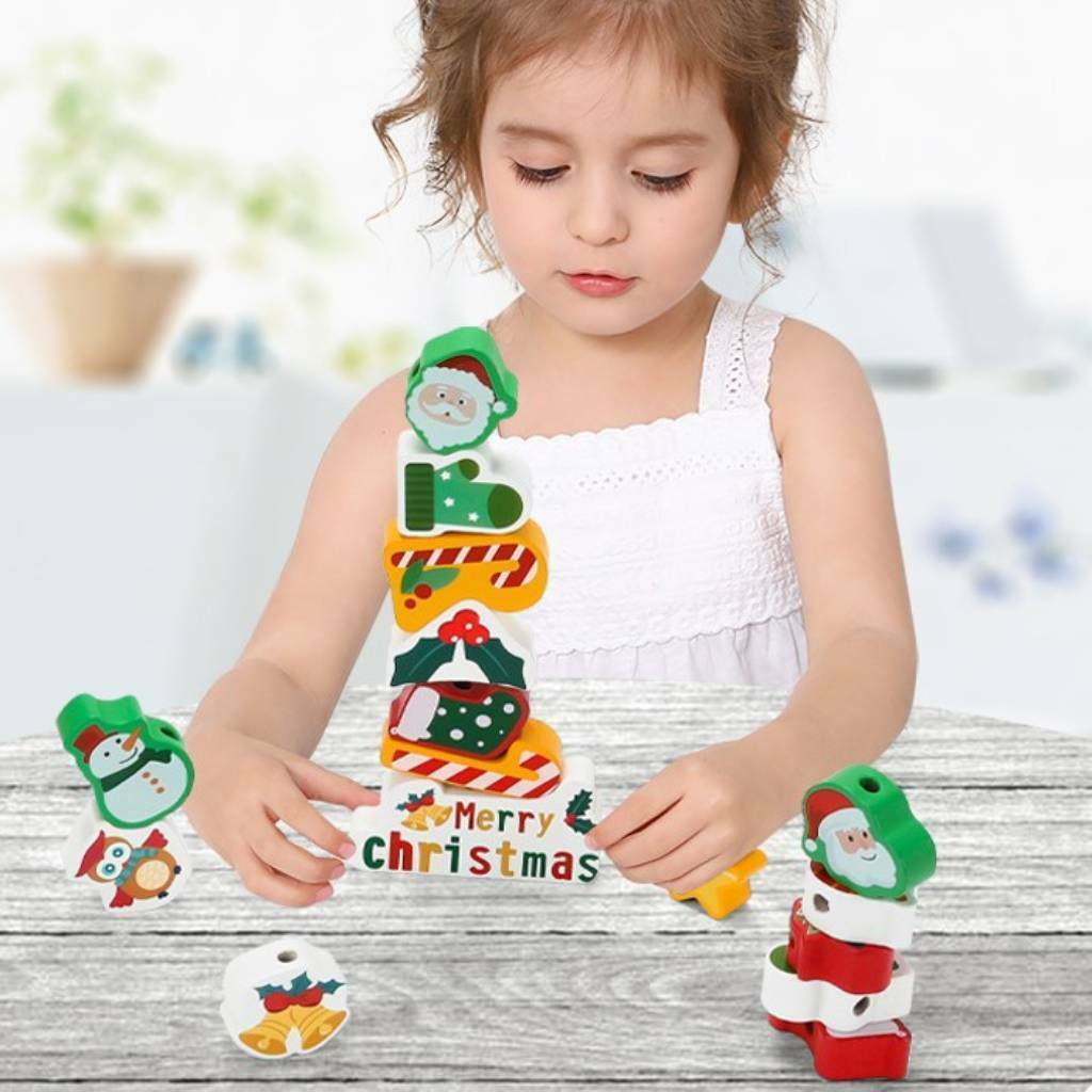 Beaded Toys Christmas Trees Stringing Christmas Trees Decoration Children