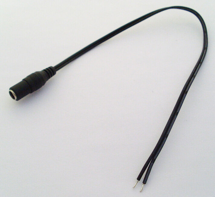 10pcs 5.5x2.1mm Female DC Power cable for CCTV Surveillance