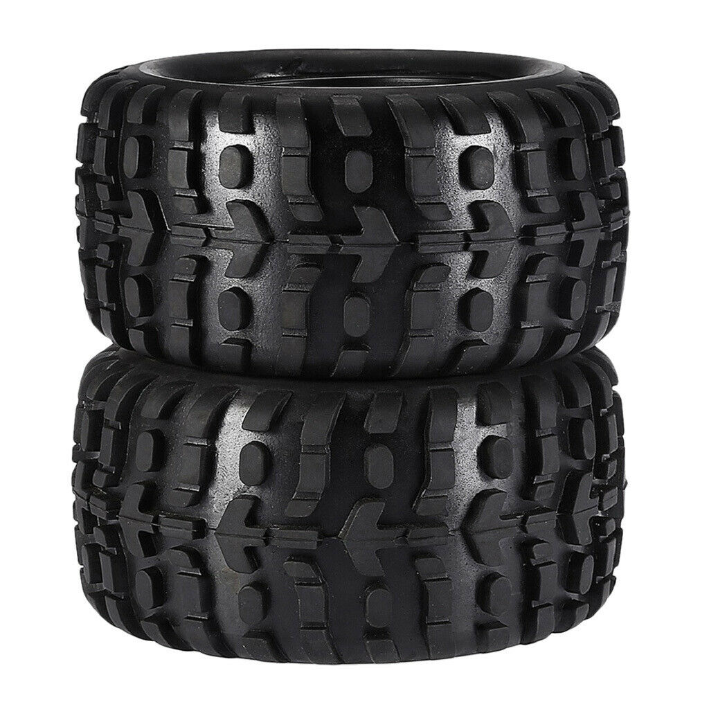 4 Pieces 1/10 RC Car Monster Truck Wheels Tyres for HPI Savage MT ZD Racing