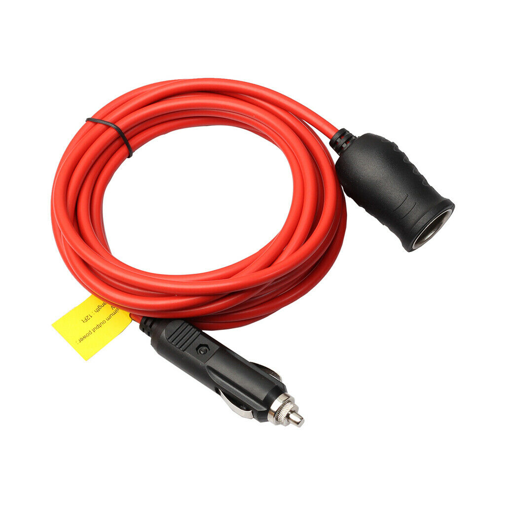 12V/24V Car Cigarette Lighter Extension Cable Socket  Cord Adapter 3.6m
