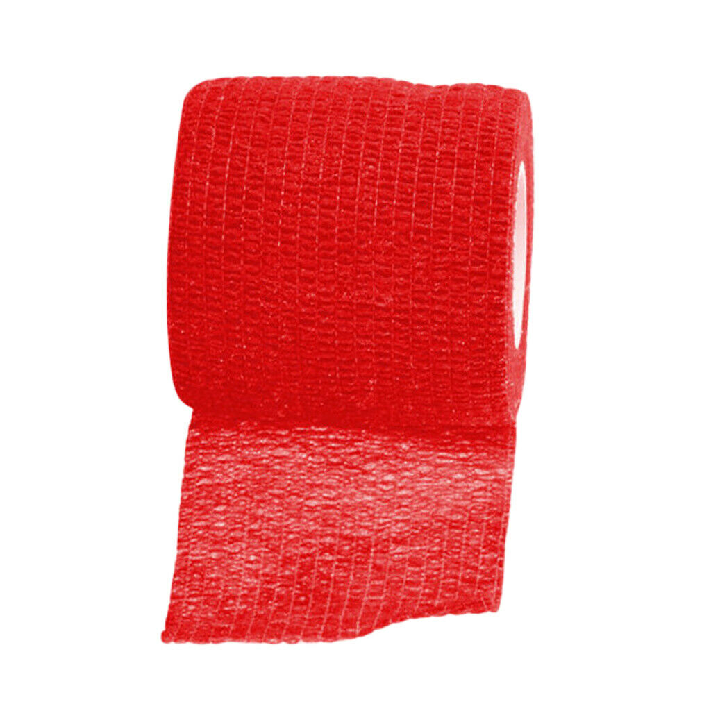 2 Roll Red Self Adhesive Grip Comfort Wrap Cover Tattoo Handle Bandage
