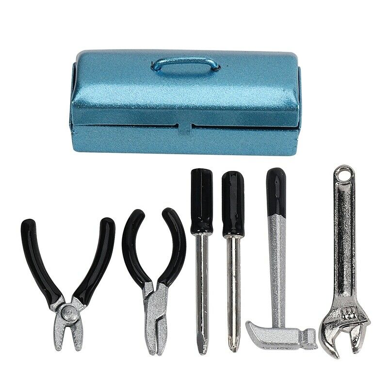 Rc Cler 1:10 Accessories Mini Hammer Wrench Tools Box For Traxxas -4 Tamiya CcN4