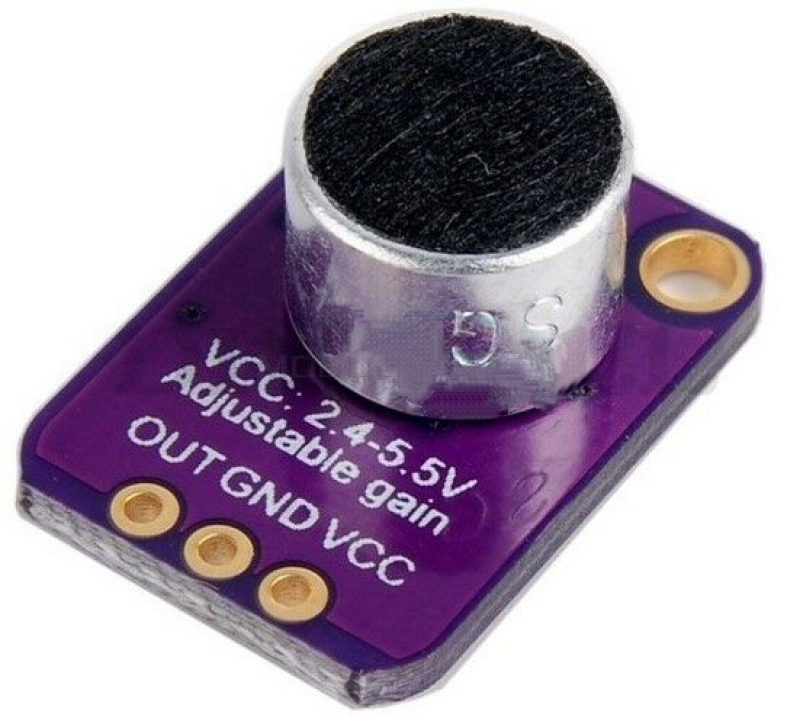 Max4466 Electret Microphone Amplifier with Adjustable Gain