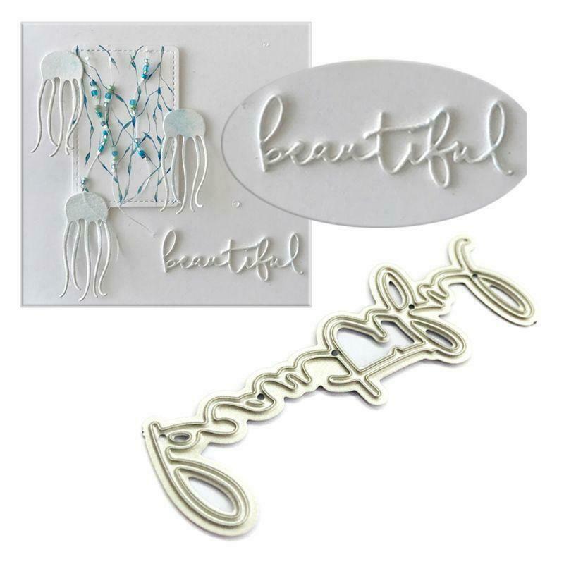 Beautiful Metal Cutting Dies Stencil Scrapbooking DIY Album Stamp Paper Emboss