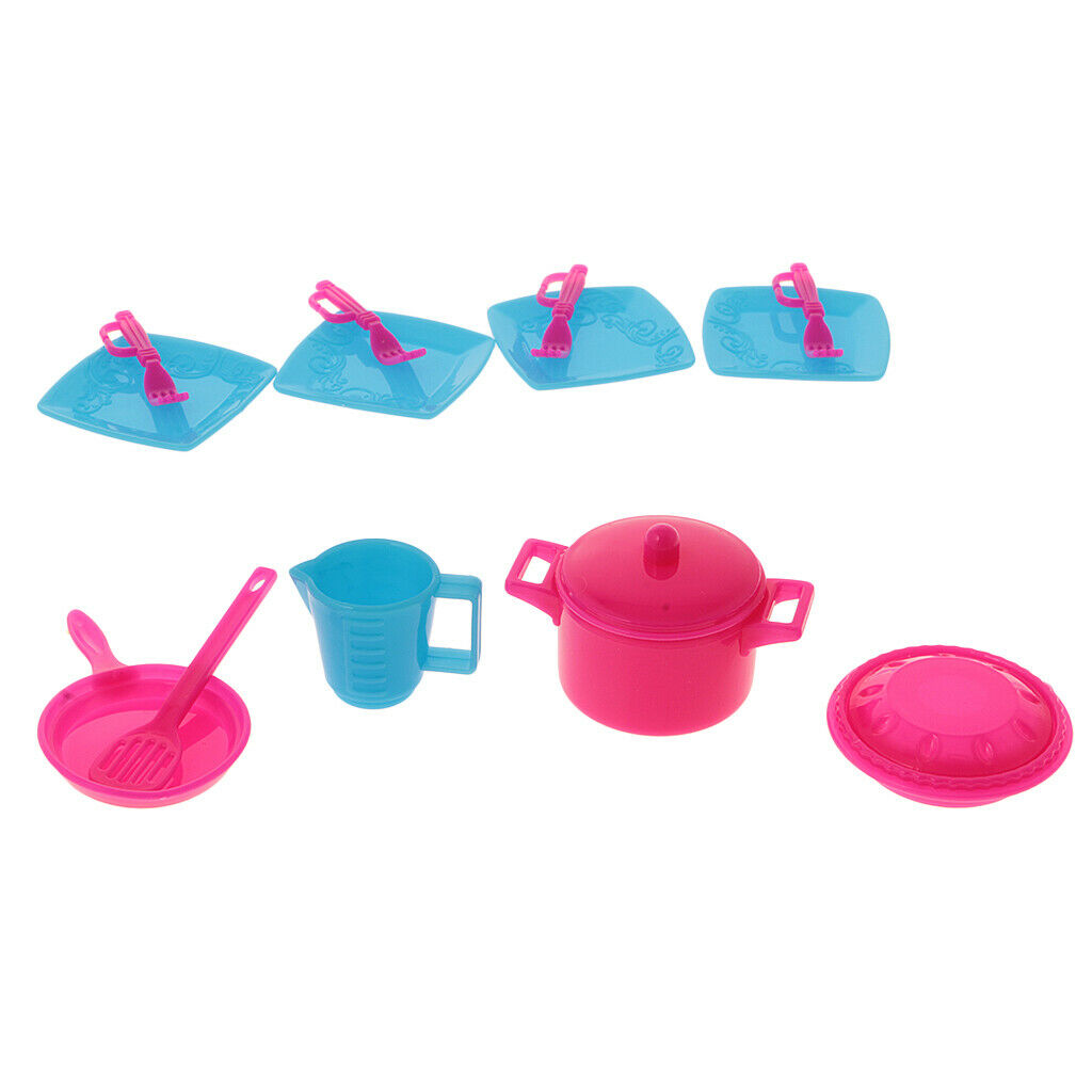 18Pcs Kitchen Tableware Accessories Set for Mini Cup Cutlery Pot Gift