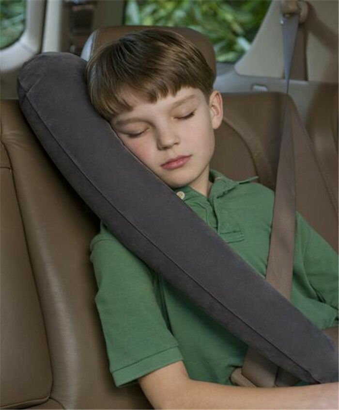 Grey Travel Pillow Neck Pillow Adjustable Travel Accessories for Airplanes Car