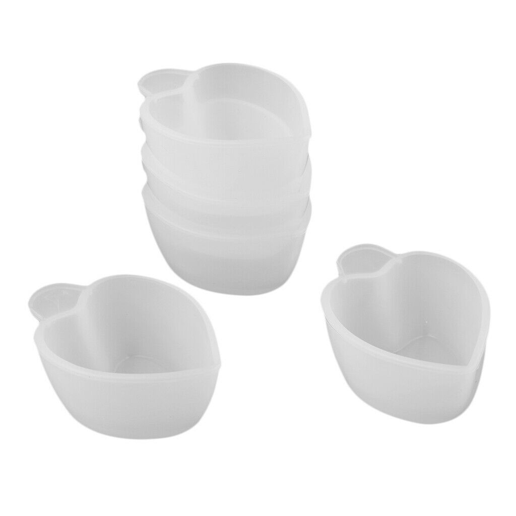 5x Silicone Dispensing Mixing Cup Reusable Glue Handmade Casting Tools