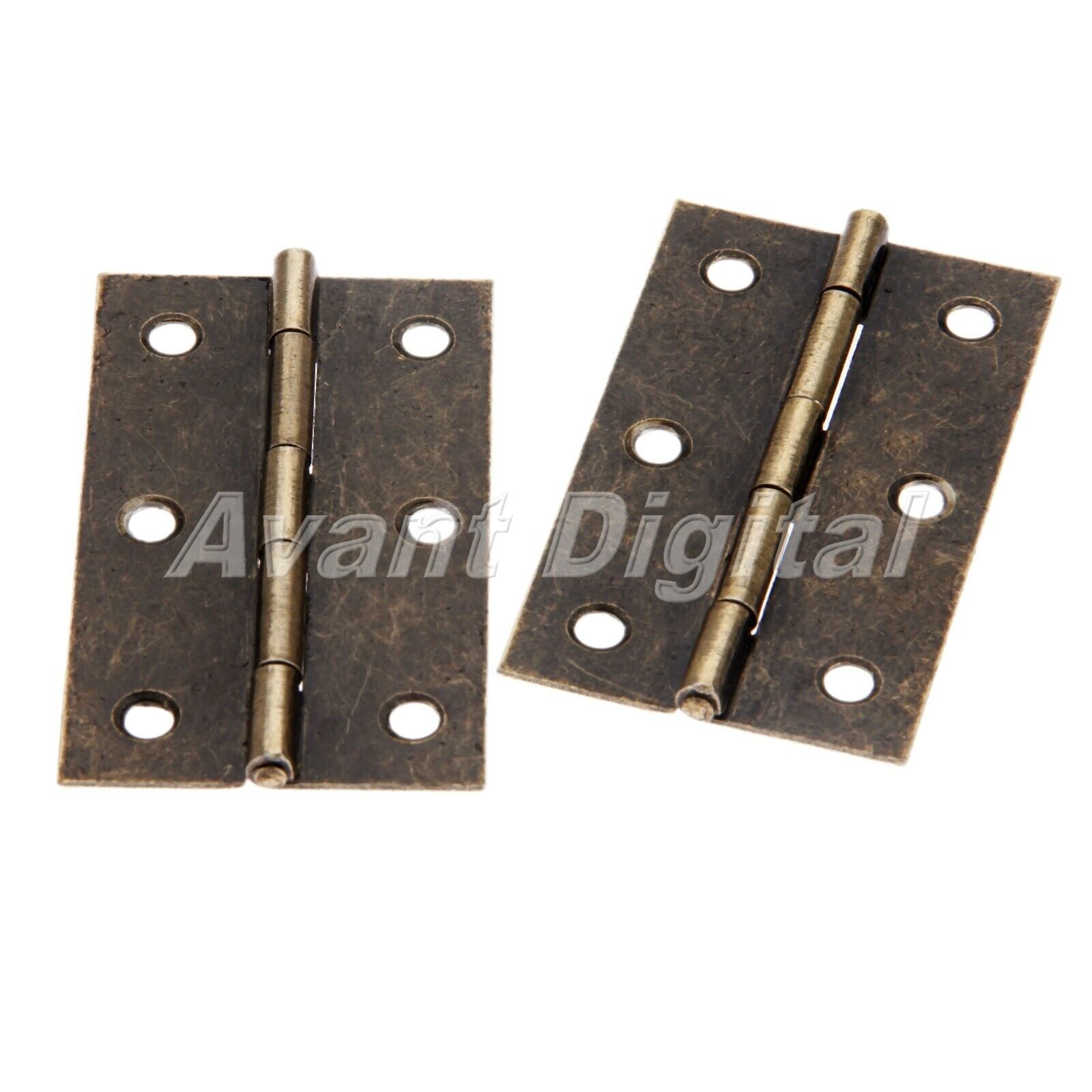 75*42mm Retro Furniture Jewelry Box Hinge Cabinet Wardrobe Door Hinges Hardware