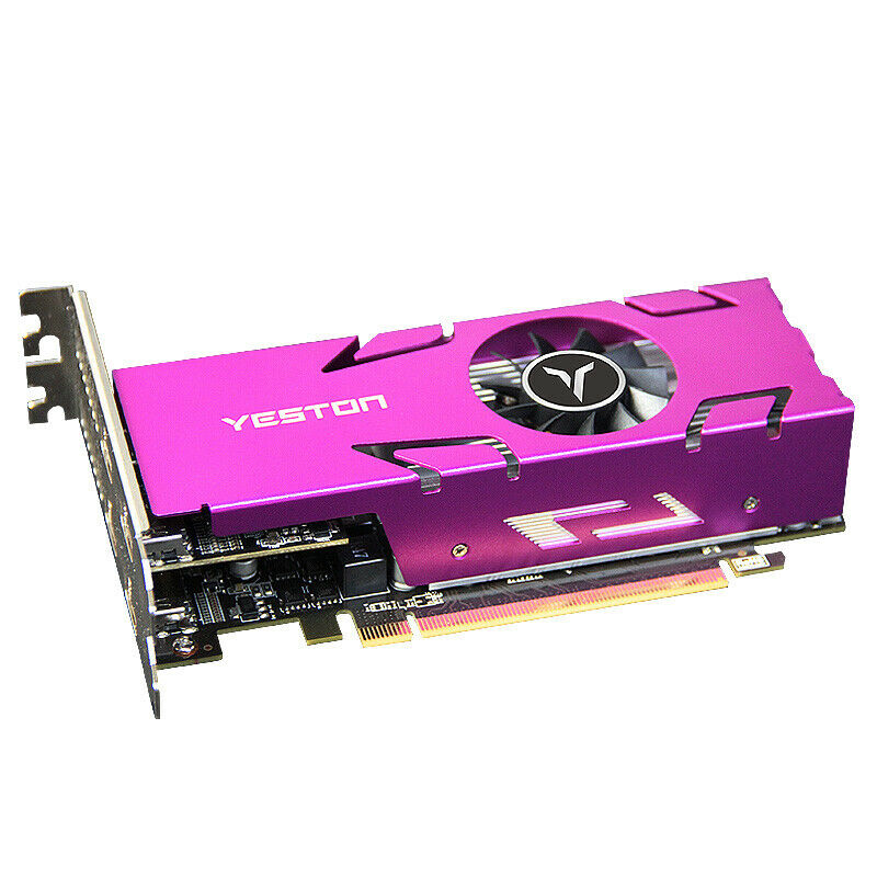 Yeston RX550 4G 4MI 1071/6000MHz 4G/128Bit/GDDR5 VGA + MI + DVI-D PCI-Express V5