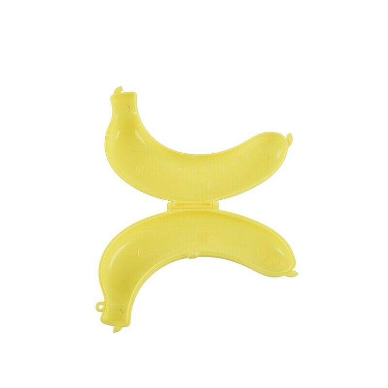 Banana Case Lunch Box Protector Container Holder Cer Storage - Yellow D4P8P8